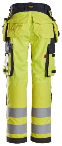 Snickers 6797 ProtecWork Women's Trousers Holster Pockets High-Vis Class 2