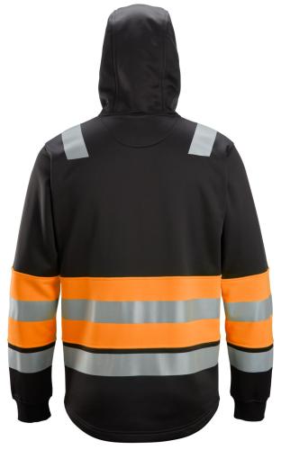 Snickers 8038 High-Vis Class 1 Full Zip Hoodie