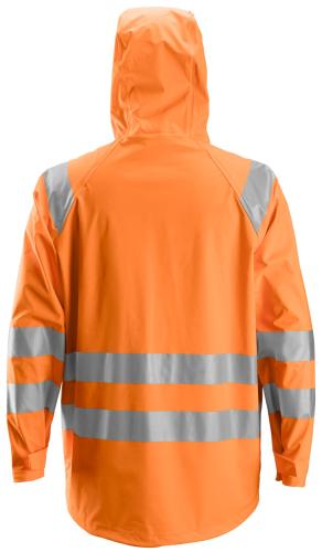 Snickers 8233 High-Vis PU Rain Jacket Class 3
