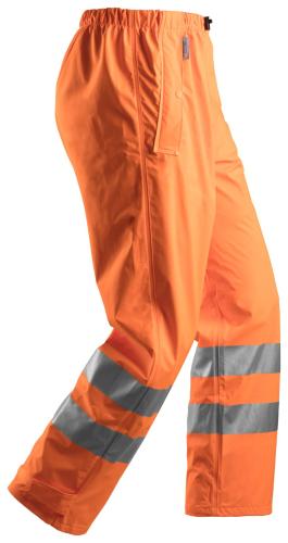 Snickers 8243 High-Vis PU Rain Trousers Class 2