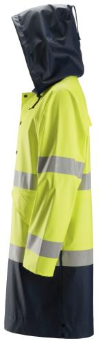 Snickers 8261 ProtecWork Rain Jacket PU High-Vis Class 3