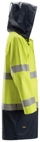 Snickers 8261 ProtecWork Rain Jacket PU High-Vis Class 3