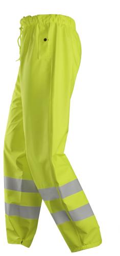 Snickers 8267 ProtecWork Rain Trousers PU High-Vis Class 2