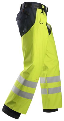 Snickers 8269 ProtecWork Rain Chaps PU High-Vis Class 2