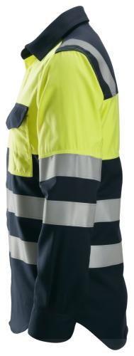 Snickers 8563 ProtecWork Long Sleeve Welding Shirt High-Vis Class 1