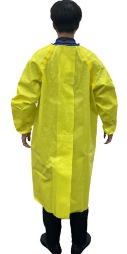 AlphaTec™ 3000 Apron with Sleeves Ultrasonically Welded & Taped - Model 214 Size 2XL