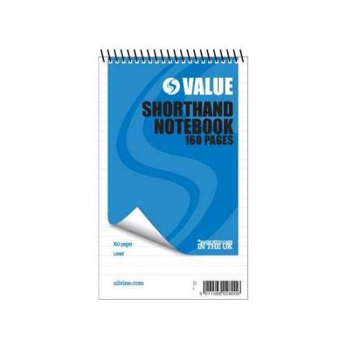 Silvine, 443 Shorthand Notebook 8x5 80 pages 12 pack
