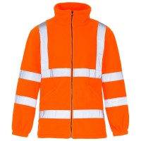 Hi Vis Micro Fleece Orange Small