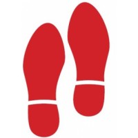Floor Sticker - Footprints (set of 2)