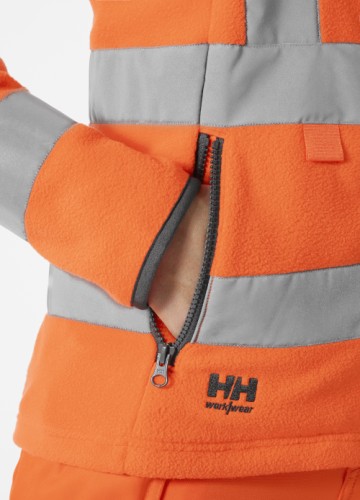 W Luna Hi Vis Fleece Jacket