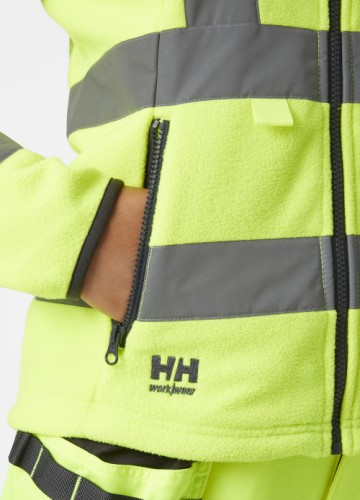 W Luna Hi Vis Fleece Jacket