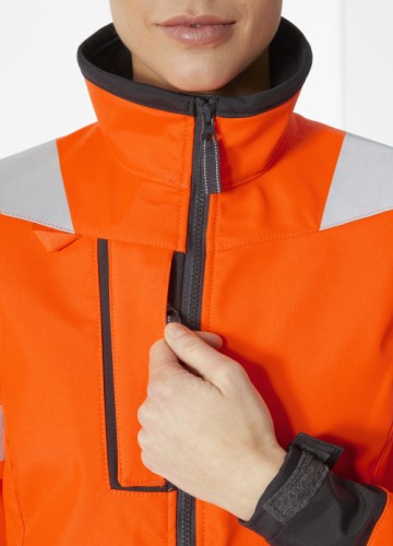 W Luna Hi Vis Softs Jacket
