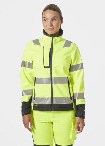 W Luna Hi Vis Softs Jacket