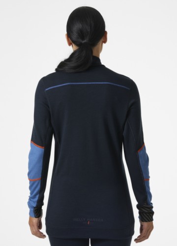 W Hh Lifa Merino Half Zip