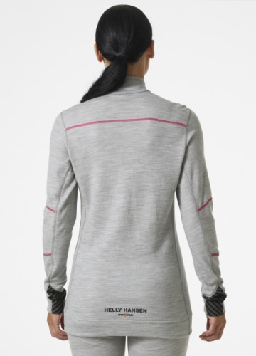 W Hh Lifa Merino Half Zip