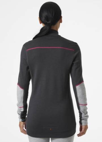 W Hh Lifa Merino Half Zip