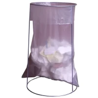 Wire frame sack holder for 26 x 44 sacks.