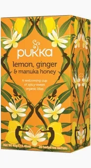 PUKKA LEMON GINGER & MANUKA HONEY TEA Pack 20