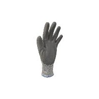 Essentials Range - Grey PU Coated Work Gloves Cut Level 5 - Large