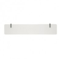 Modesty Panel White 1350Wide x 340High with 2 L Brackets