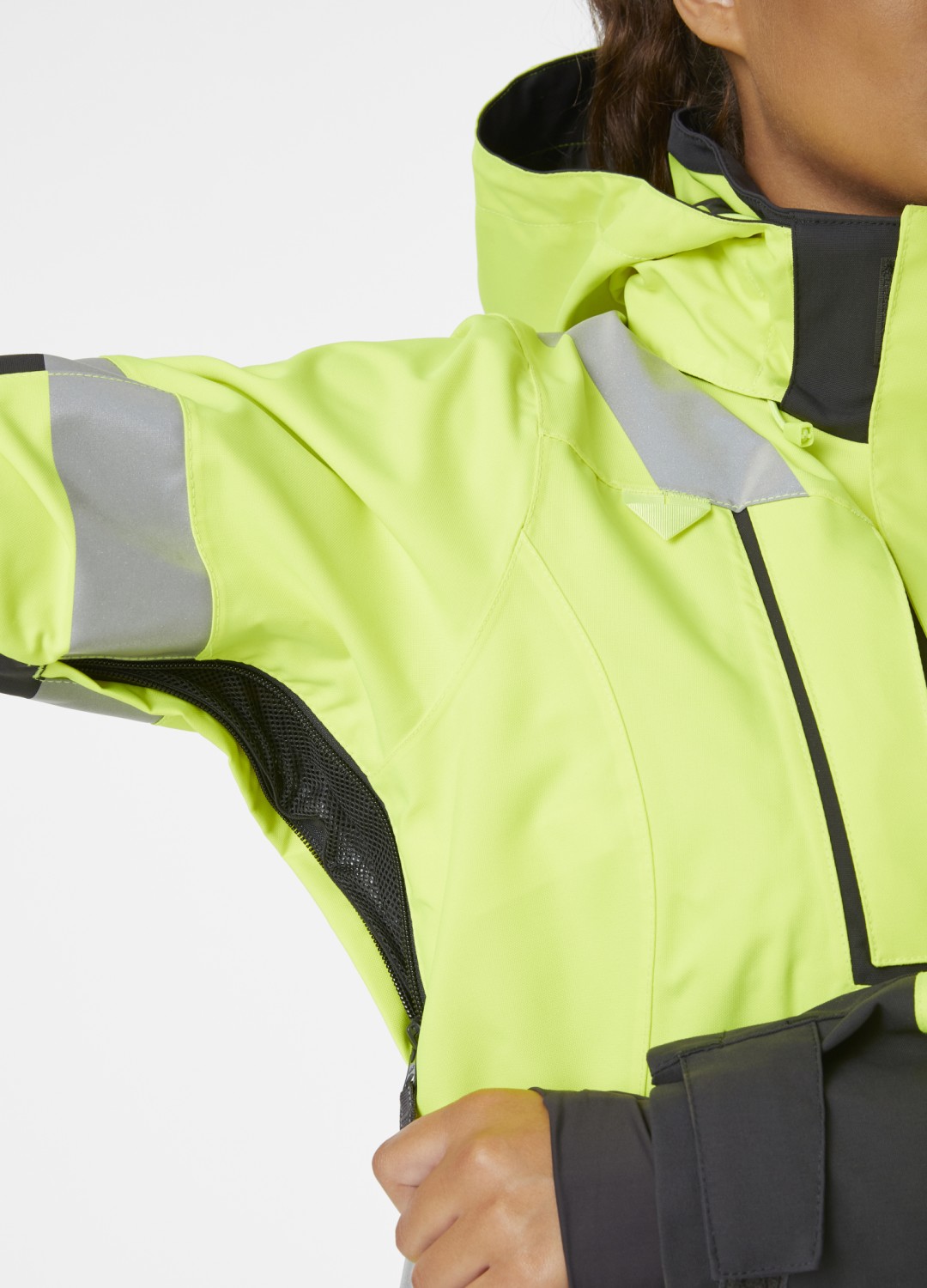 W Luna Hi Vis Shell Jacket