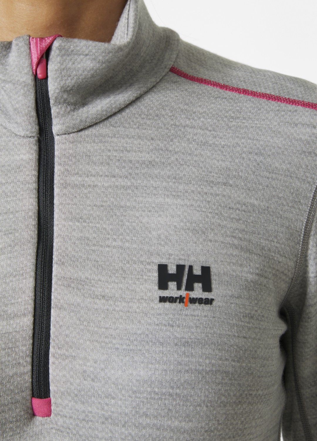 W Hh Lifa Merino Half Zip