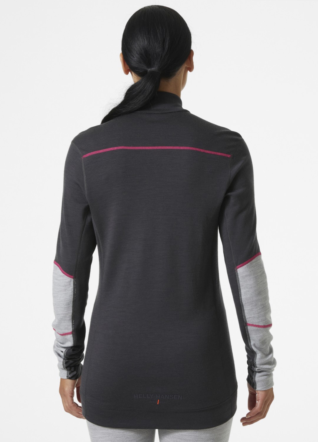 W Hh Lifa Merino Half Zip
