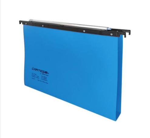 Cartesio PP Susp File F/Cap 30mm Bu Bx25