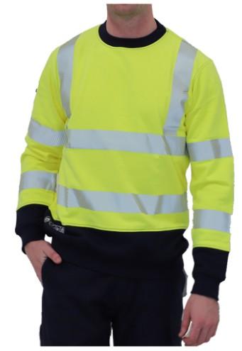 Arc Flash Sweatshirt Navy Small