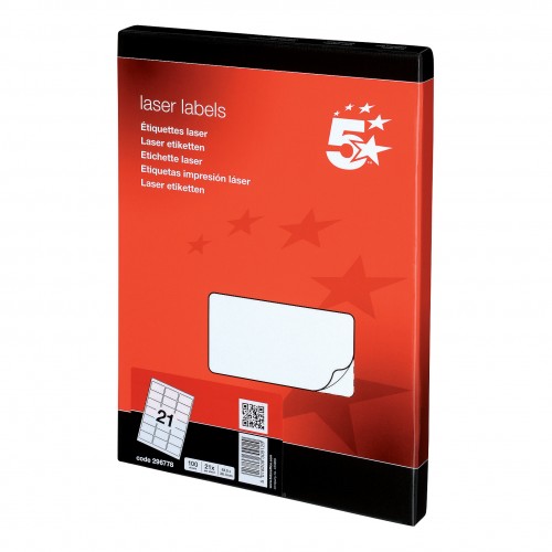 CBS Multi-Purpose Laser Label 21 per Sheet