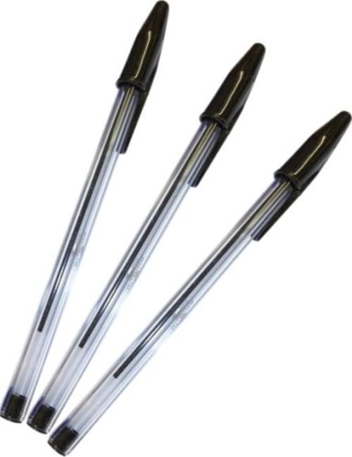Office Ballpoint Pen Medium Black Box 50