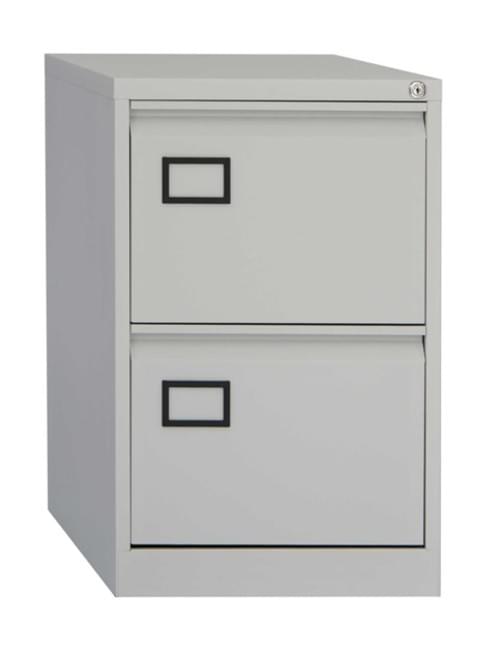 Bisley Contract 2 Drawer F-Cabinet Grey
