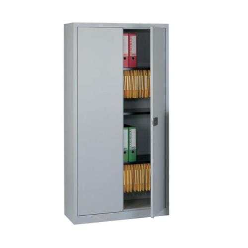 72 inch Bisley Contract 2-Door Steel Cupboard Grey