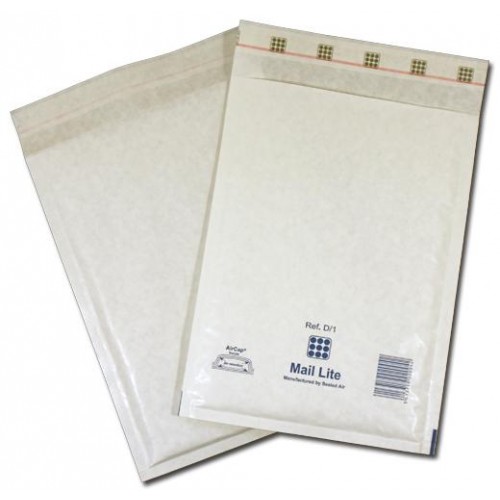 Mailite White Bubble Bags D1 175mm x 260mm Pk100