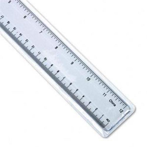 5 Star 12 Inch Clear Plastic Ruler