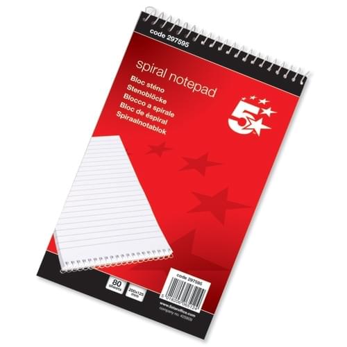 SPIRAL NOTEPAD 80 Leaf 160sheet (each)