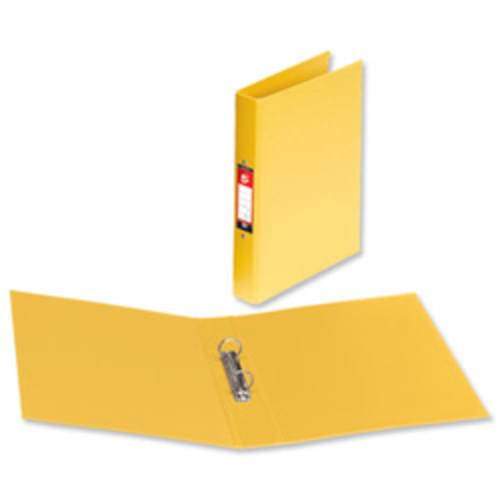 A4 PVC 2 Ring Binder YELLOW (single)