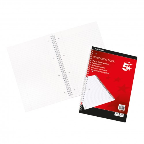 A4 SPIRAL BOUND Refill Note Book 100 page (each)