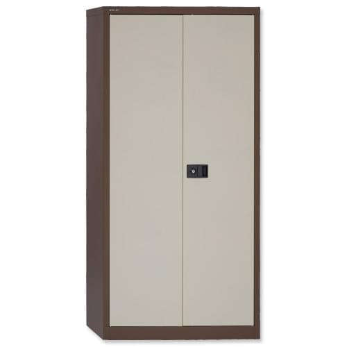 72 inch Bisley Contract 2-Door Cupboard Coffee-Cream