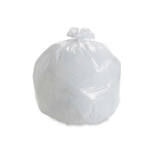 Square Bin Liner Bags White Pk1000