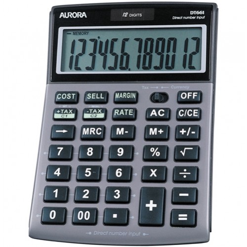 Aurora DT661 Desktop Calculator Multi-Function