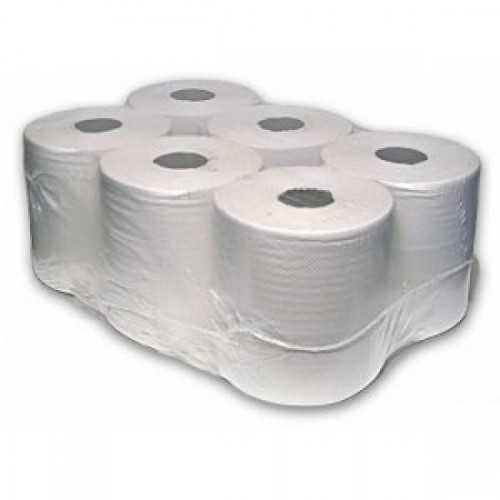 White roll 190mm x 125m (pack of 6)