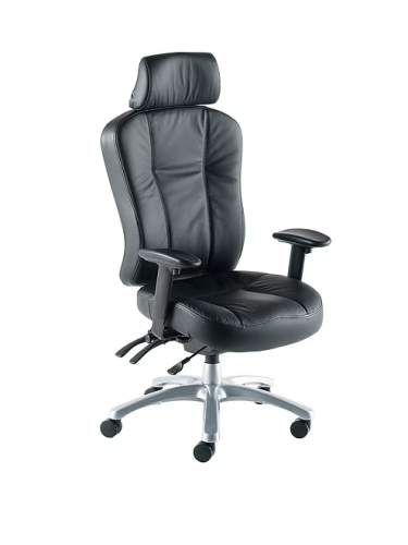 Zircon Black Leather/Vinyl