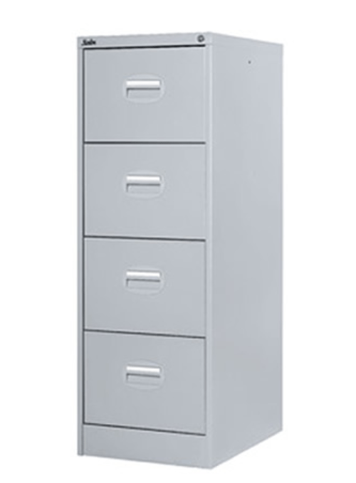 4 Drawer Metal Filing Cabinet GREY