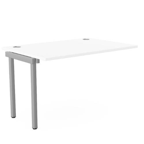 C-sense 1 Person Bench Add-On Portal Top 1200 x 800 - WHT/SLV