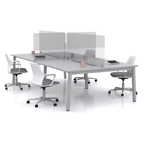Clamp-On Protective Screen with radius corners (600x600x50mm)