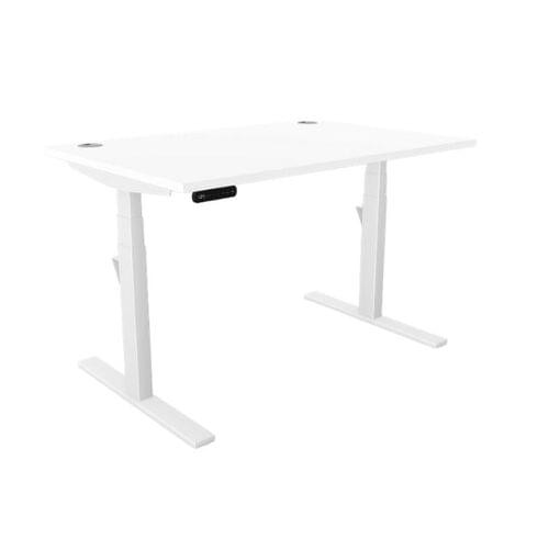 Leap Single Sit Stand Frame and Desk Top with Portal