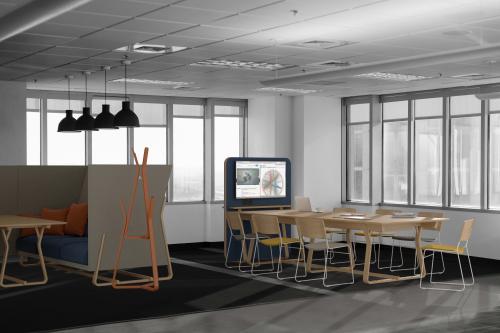 Theo Freestanding  Media Screen