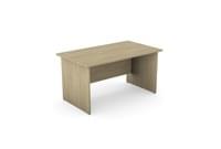 Ashford Panel Leg 1400mm x 800mm Straight Desk - Urban Oak