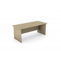 Ashford Panel Leg 1200mm x 800mm Straight Desk - Urban Oak